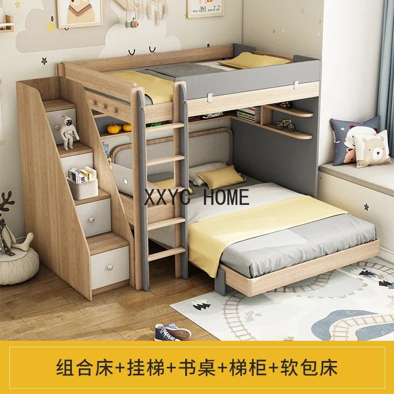 Bedroom Baby Children Beds Princess Girl Luxury Bunk Children Beds Loft Wooden Camas Infantiles Baby Crib Bed Furniture BL50CB