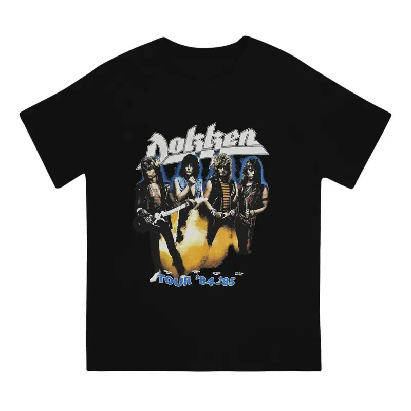 Y2K The American Hard Rock Band Formed In 1976 Man'S TShirt Dokken Crewneck Tops 100% Cotton T Shirt Funny High Quality Gift