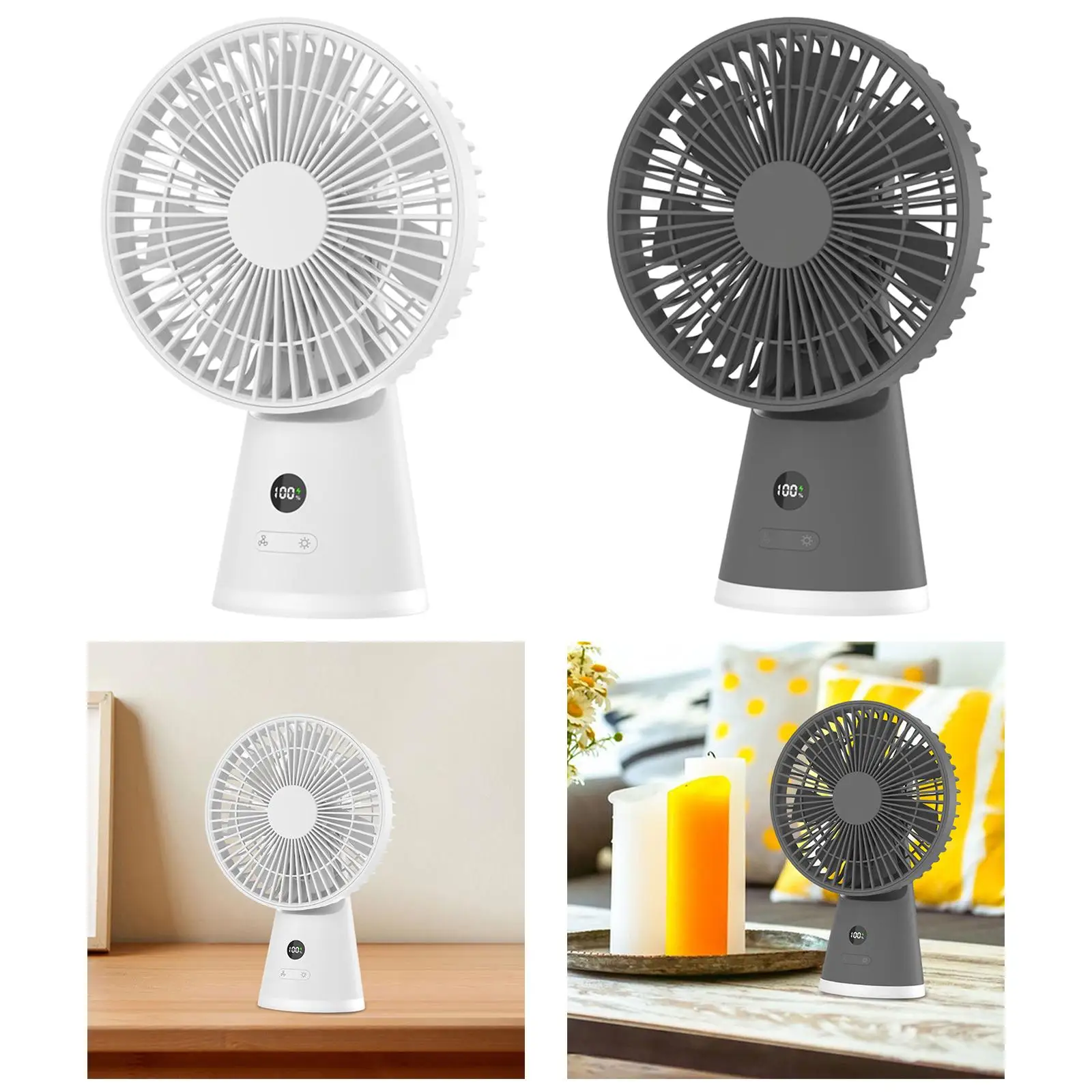 Ventilador eléctrico con estilo, miniventilador de refrigeración silencioso Personal, pequeño ventilador de mesa, ventilador de escritorio para senderismo, mochilero al aire libre, Camping y oficina