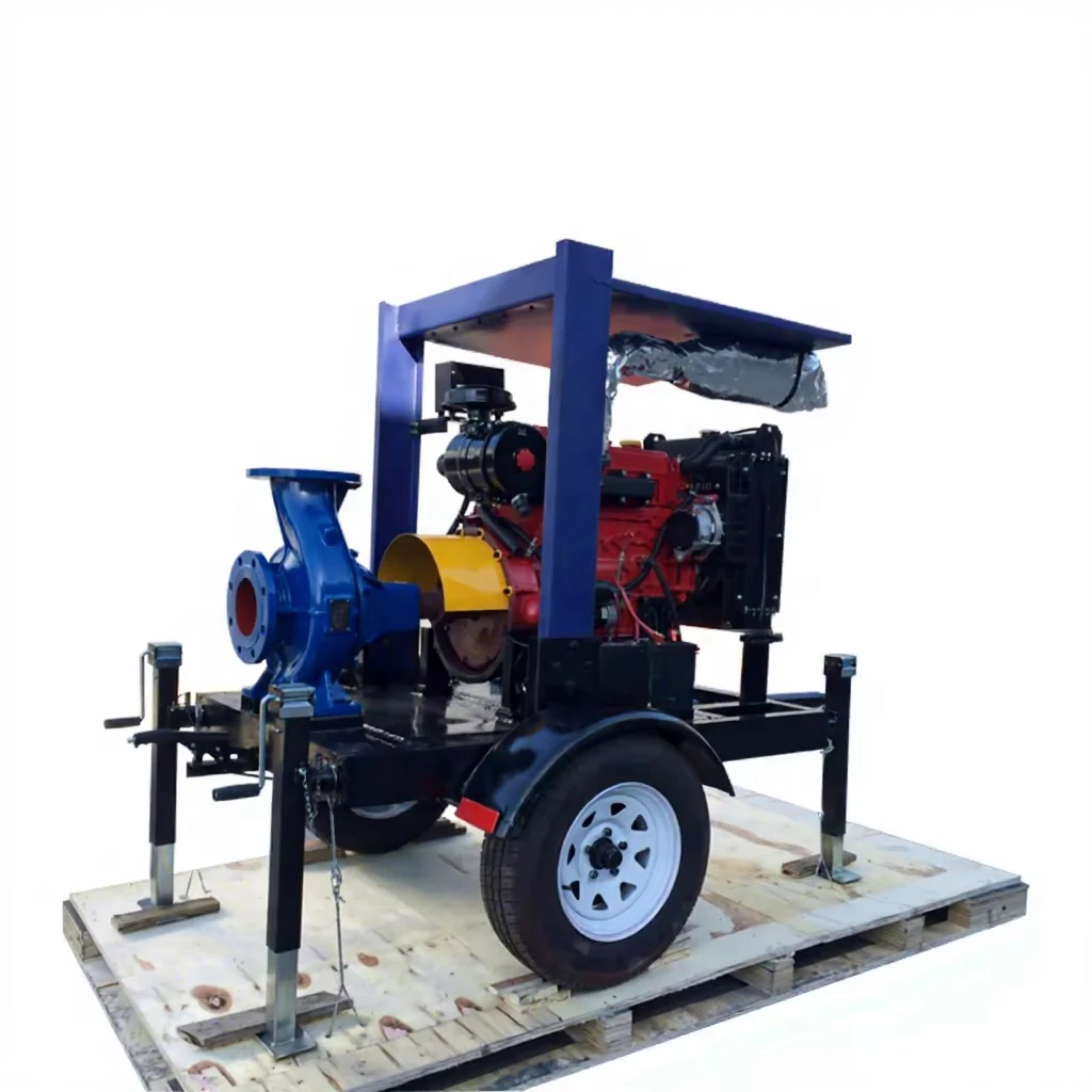 Diesel water pump Large capacity end suction pump Diesel engine Agricultural irrigation water pump
