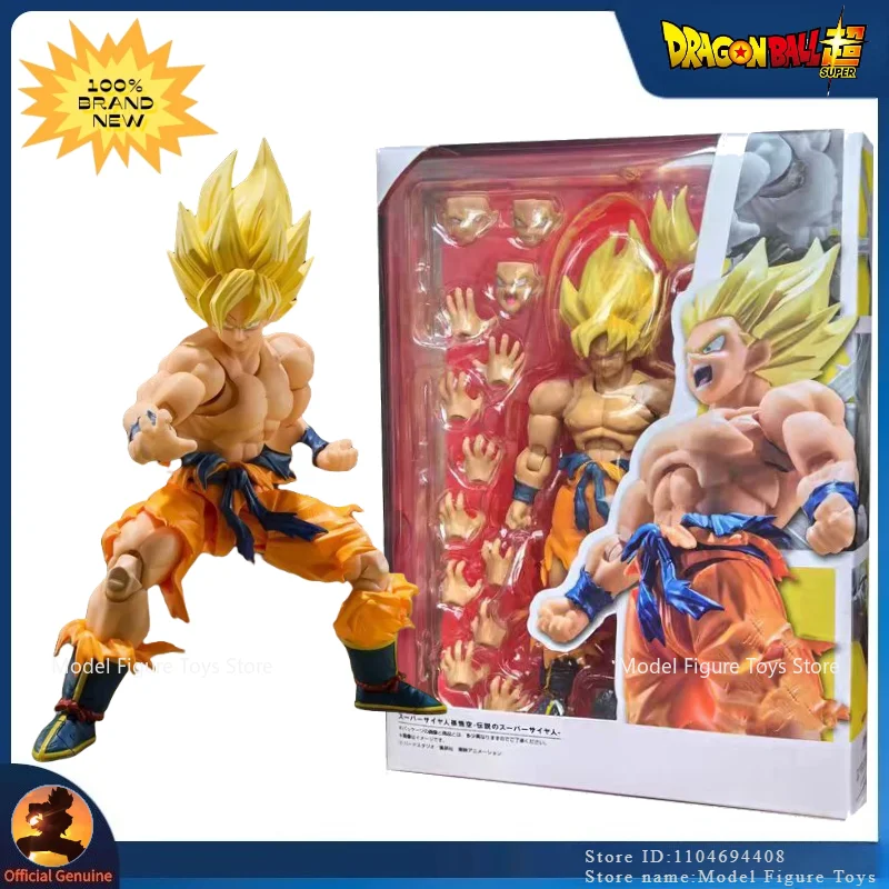

Brand New in Stock Dragon Ball Z Son Goku Super Saiyan Shf Legendary Action Figure Movable Anime Kakarotto Figurine Model Toys