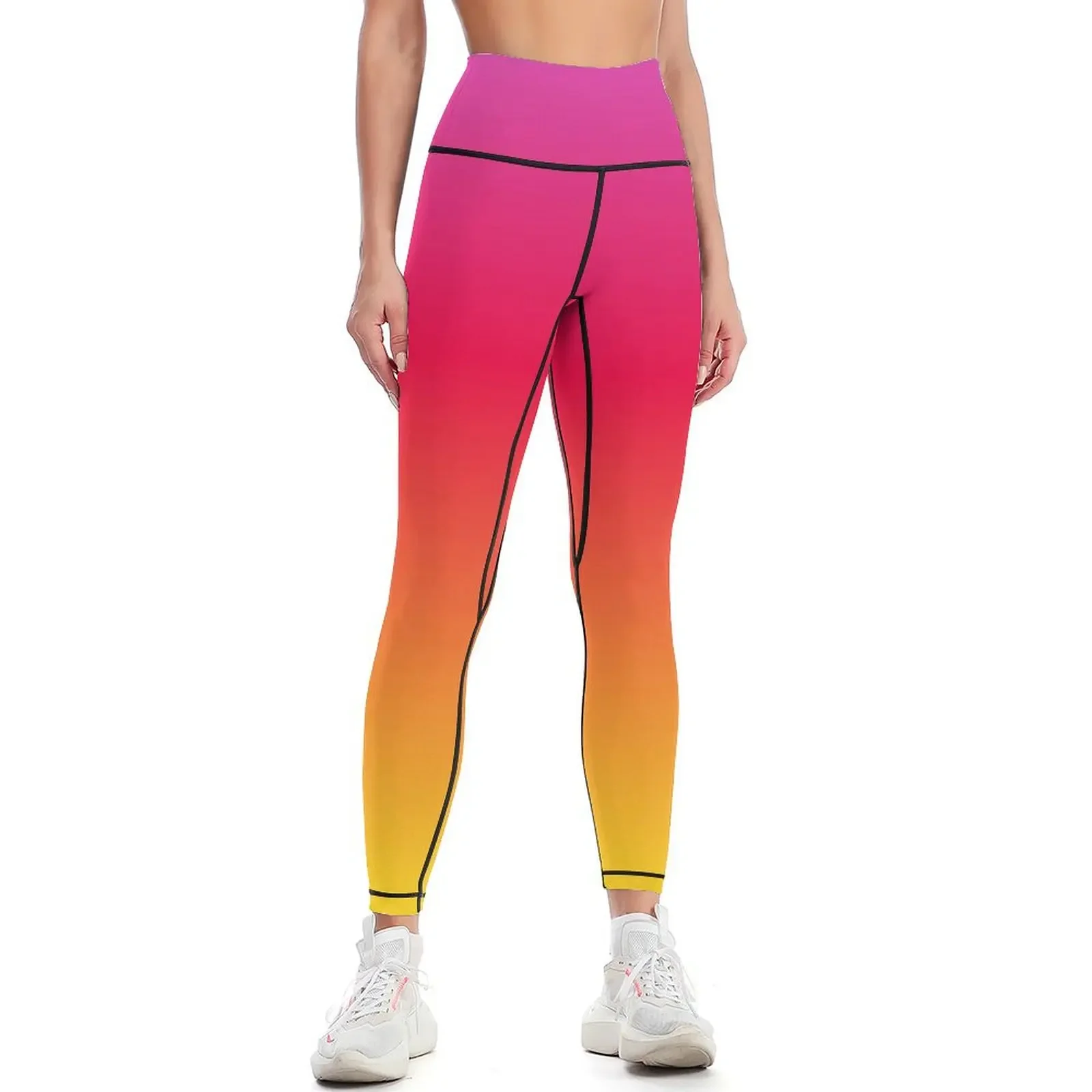 

Gradient: Lavendar, Rose, Honey Leggings sports woman gym for physical legging push up sports for gym Womens Leggings