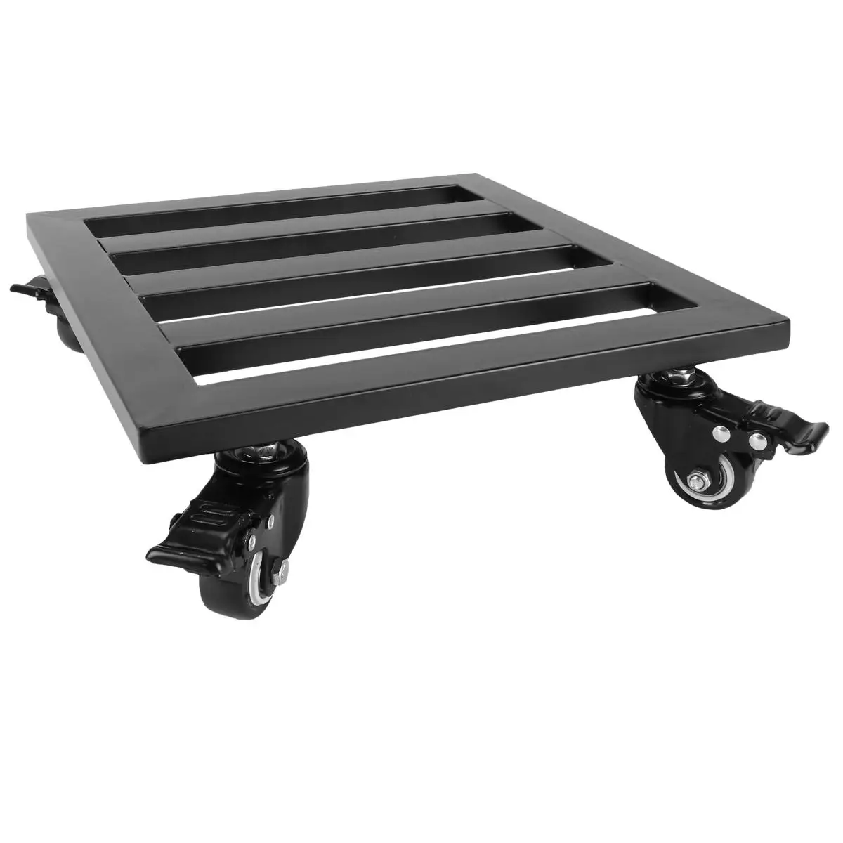

Iron Plant Trays Rolling Stand with Wheels Durable Sturdy for Use Moving Heavy Plants Pots