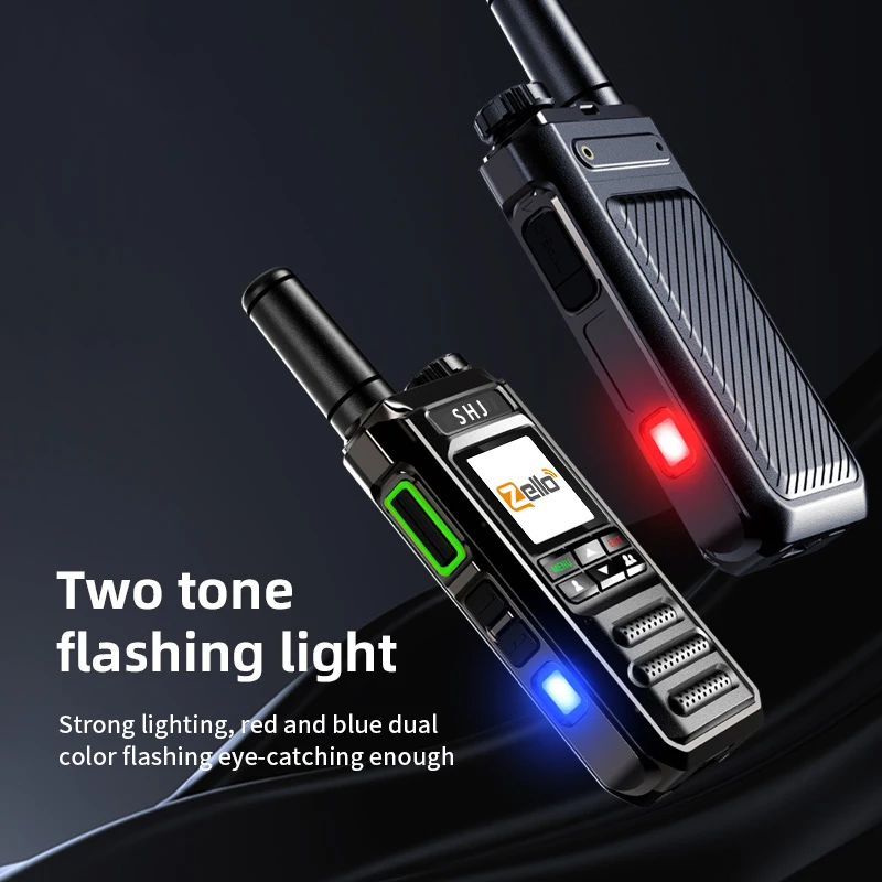​Android 8.1 | Metal-Bodied Zello 4G POC Radio​ , SIM/WiFi, Professional Walkie Talkie, Type-C charging, sturdy and durable