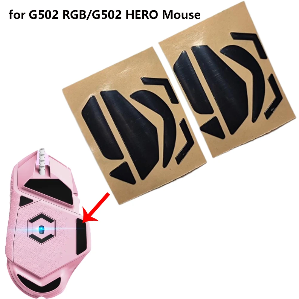 

2 PCS Mouse Skates Pads for Logitech G502 RGB/G502 HERO Wired Mouse Feet Mat Replacement Mouse Pad Stickers Accessories