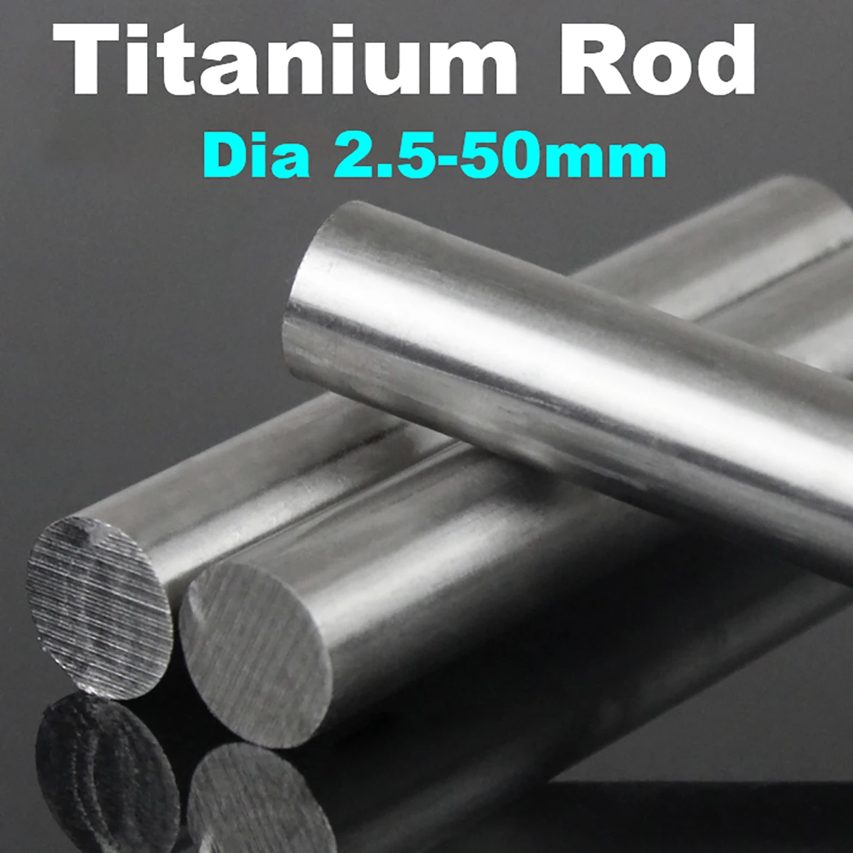 

Titanium Rod TC4 GR5 Titanium Alloy Welding Wire Shaft Rods Diameter 2.5mm To 50mm Length 100/200/500mm