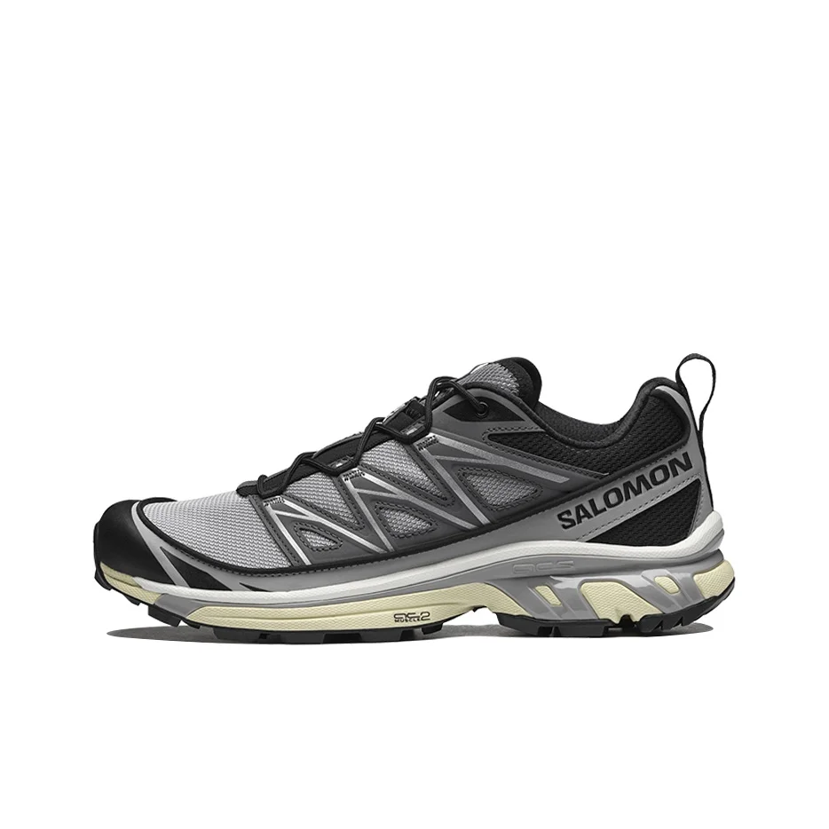 SALOMON XT 6 Mesh Breathable Low top Running Shoes Unisex Alloy Gray L41672200