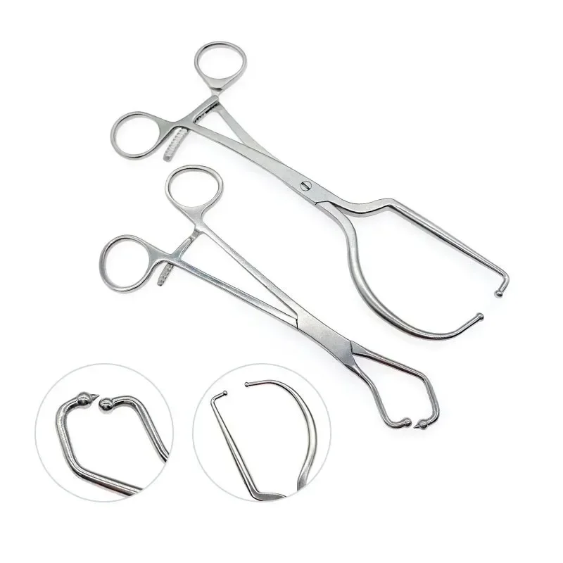 Orthopedic Ball Tip Plate Locking Forceps Veterinary Bone Plate Holding Forceps Bone Fixation Surgical Instrument