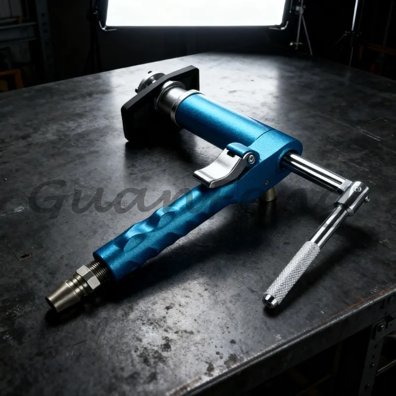 Pneumatic Rear Disc Brake Caliper Piston Wind Back Tool, Air Compressor Brake Pad Replacement Auto Repair Tool