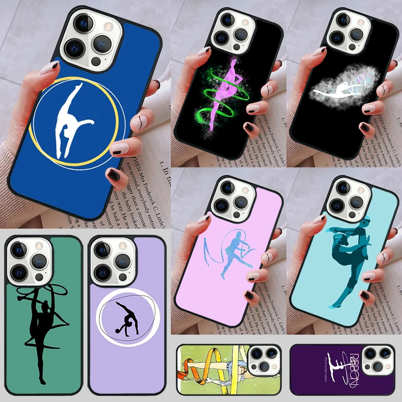 ribbon gymnastics movement Phone Case cover For iPhone 14 13 15 16 Pro Max Coque 12 11 Pro Max For Apple 8 PLUS 7 6S fundas