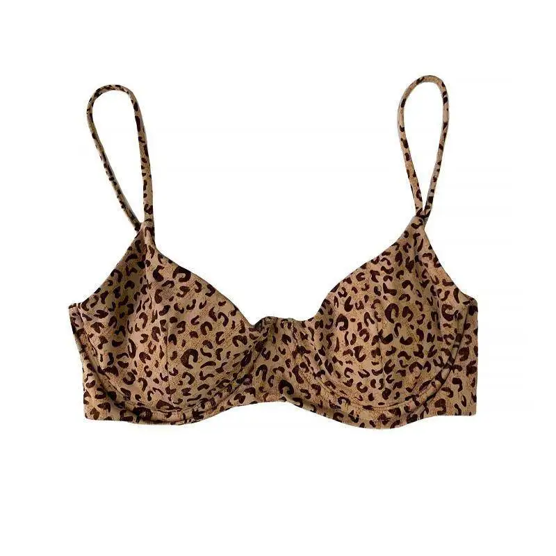 Sexy Bikini Top In Leopard Mocha