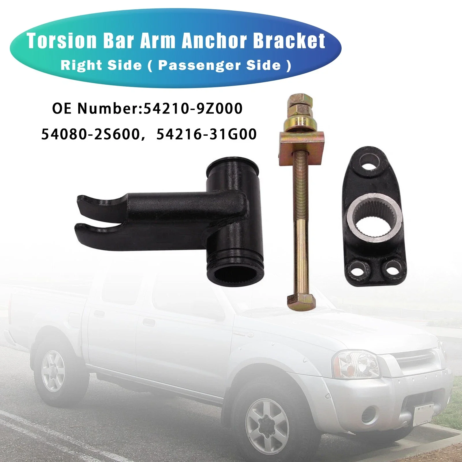 Car Torsion Bar Arm Anchor Bracket Left Side For Nissan Xterra Frontier V6 1999-2004 Replacement Parts