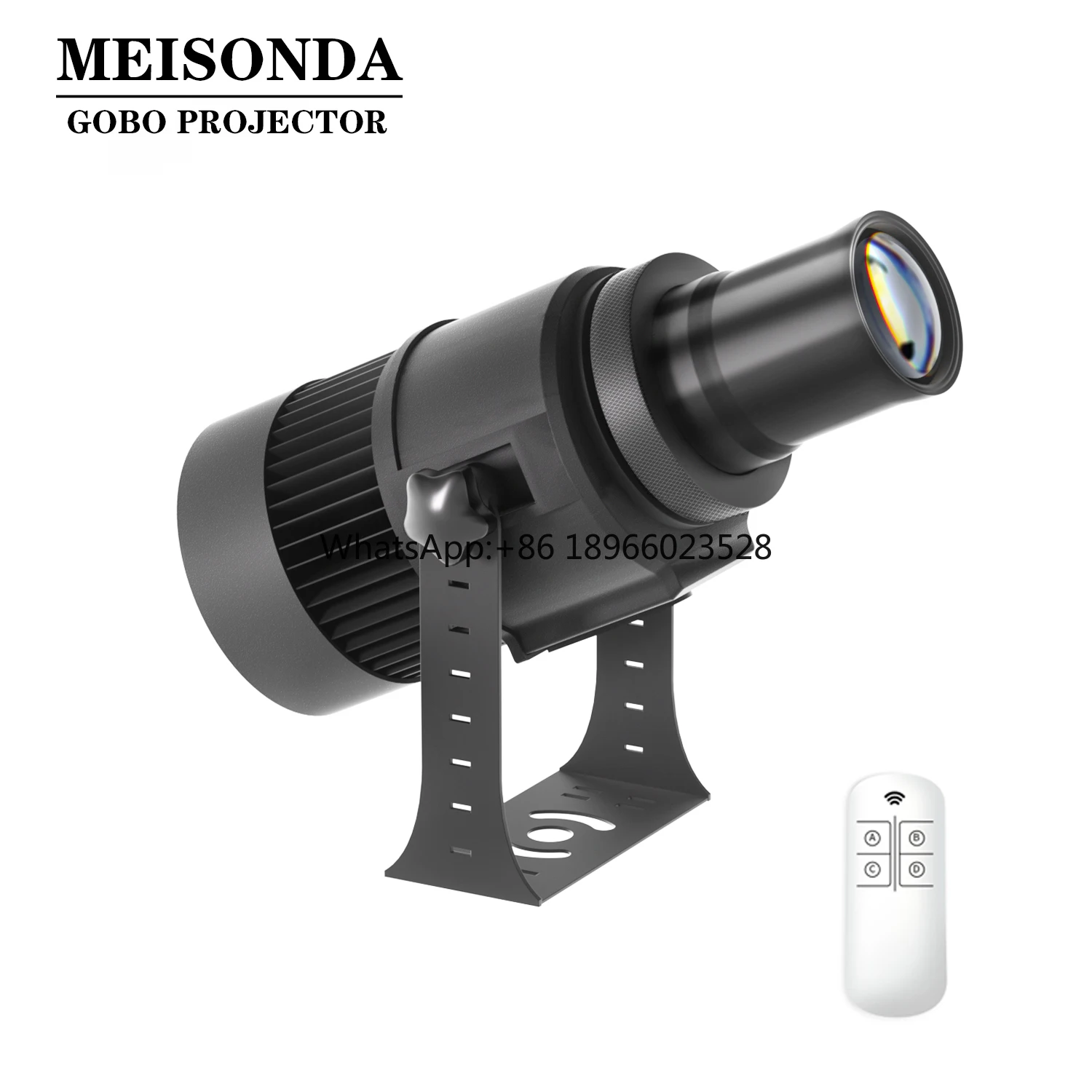 100W LED Gobo Projector Light IP67 IP65 Outdoor Waterproof Advertising  Customize Logo Projector Floor Lamp CE Certification