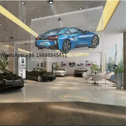 

Multi-scenario Use P3.91-7.81mm Indoor High Performance Car Showroom Glass Window Transparent LED Display Screen