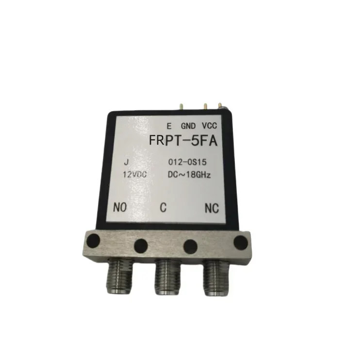 FRJPT-5FA RF/microondas switch coaxial SPDT radiofrequência 24V dc relé Radar/comunicação satélite usando relé rf