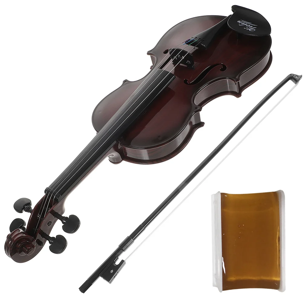 Instruments Simulation Violin Toy Miniature Prop Kid Plaything Plastic Adornment Decorative Children Music Toddler