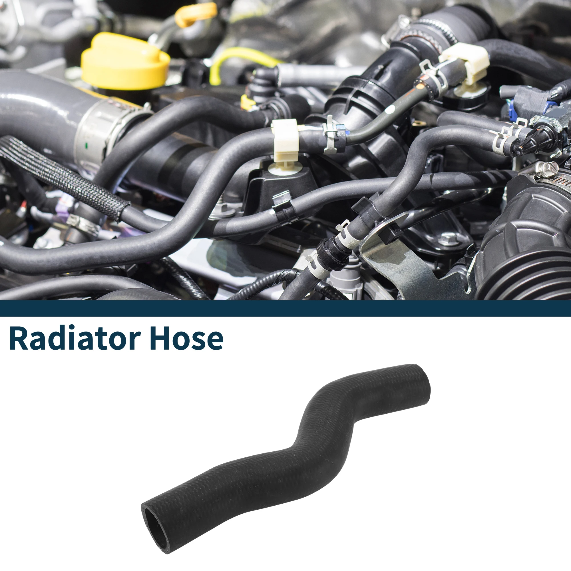 Tubo de saída do aquecedor da mangueira do radiador UXCELL para Nissan Teana 2004-2007 No.215019W100 borracha superior preta