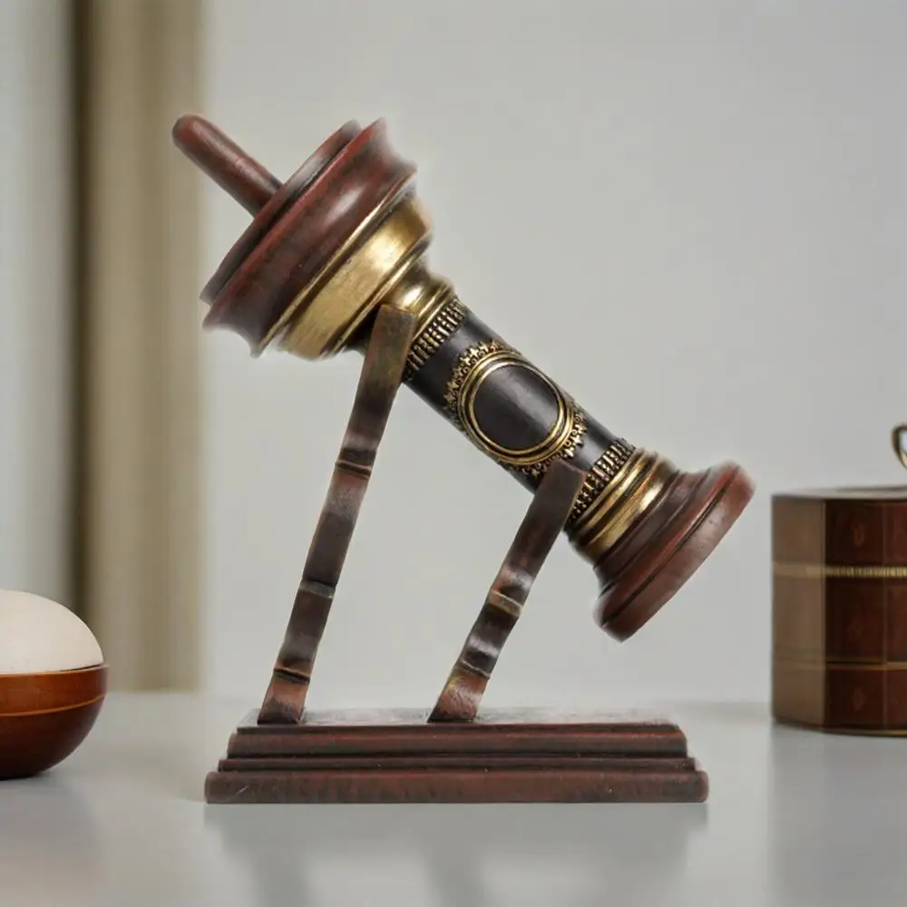 

Retro Ornament Display Shelf Accessories Home Craft Decor for Living Room Curio Cabinet Study Entryway Household Decor Piece