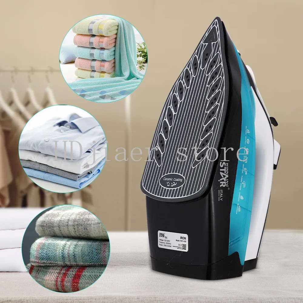 

Dry Steaming Multi-function Handheld Ironing Machine Electric Iron Titanium baseplate