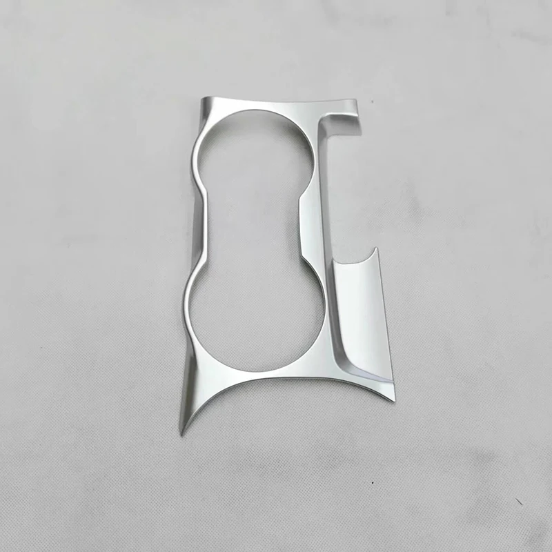 For LHD Opel Mokka Buick Encore 2013-2018 ABS Matte/chrome Car Front water cup frame cover trim car accessories styling 1PCS