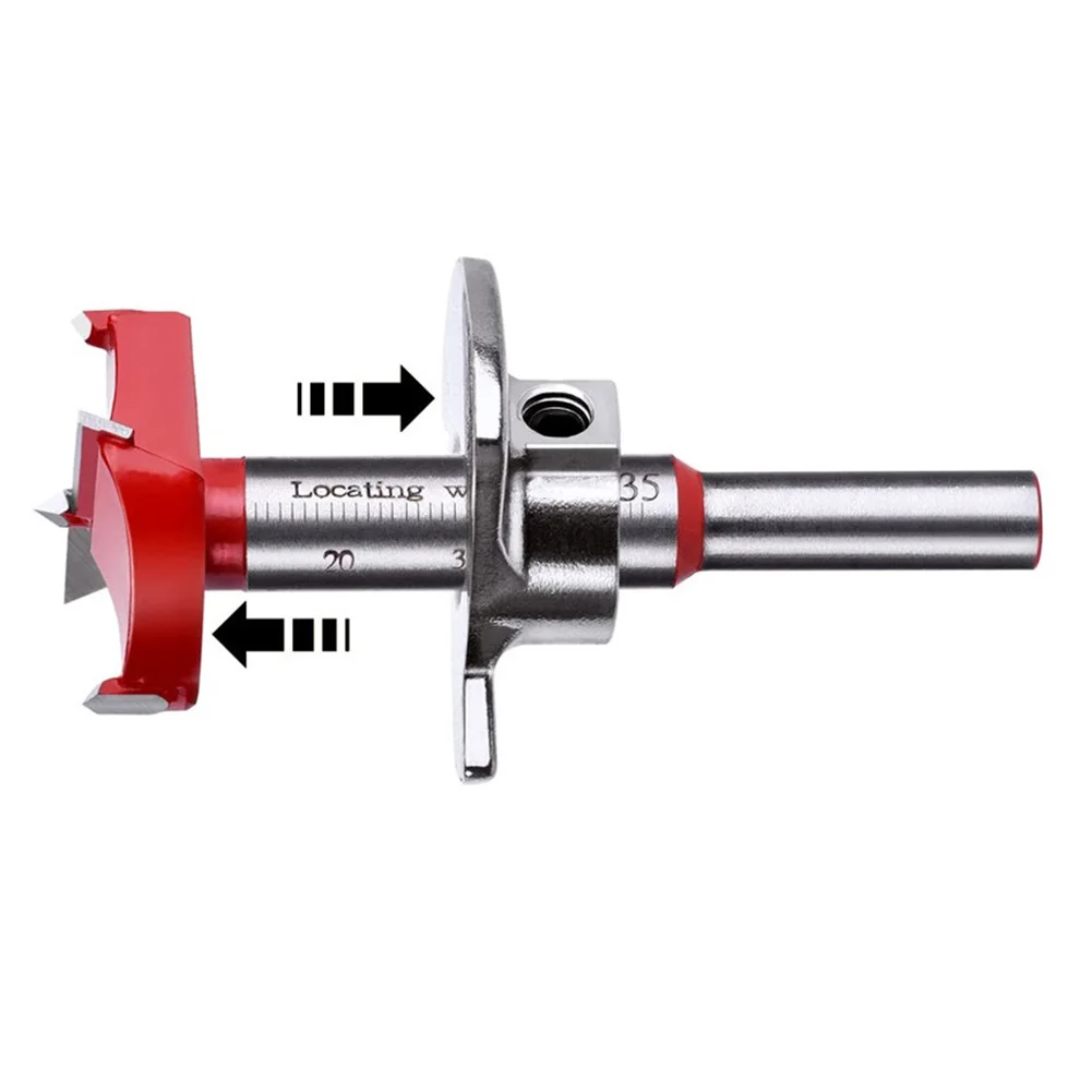 

Adjustable Hinge Hole Drill Bit Diy Adjustable Hinge Bit 35mm Cutter Diameter 35mm Drill Hole Puncher Home Repair Tasks