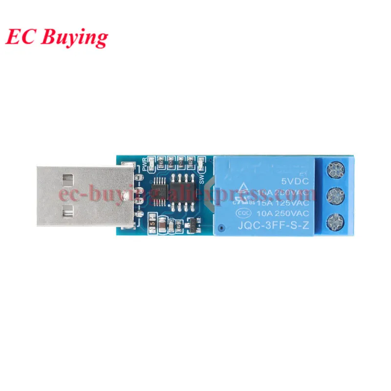 LCUS-1 /2 /4 Way Channel Type-C/USB-A Relay Module 5V 10A Electronic Converter PCB USB Intelligent Control Switch for arduino