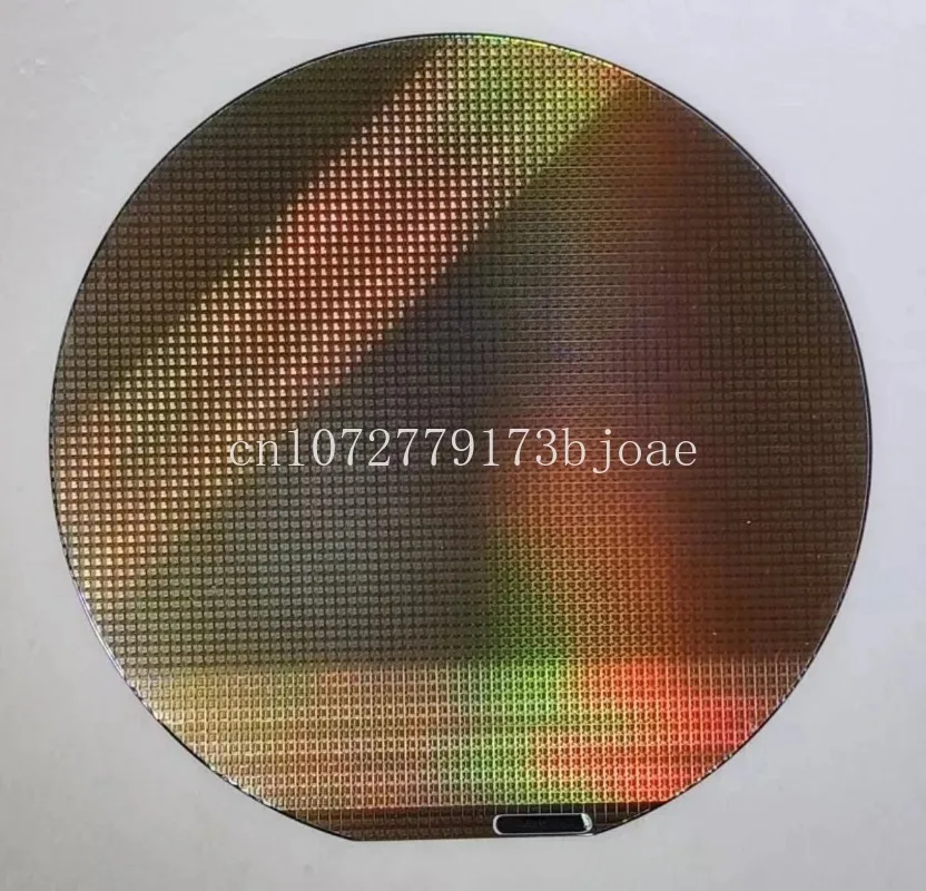 12 Inch CPU Wafer Silicon Science Technology Pendulum Piece Birthday Gift Photoetching Circuit Chip Semiconductor Silicon Wafer