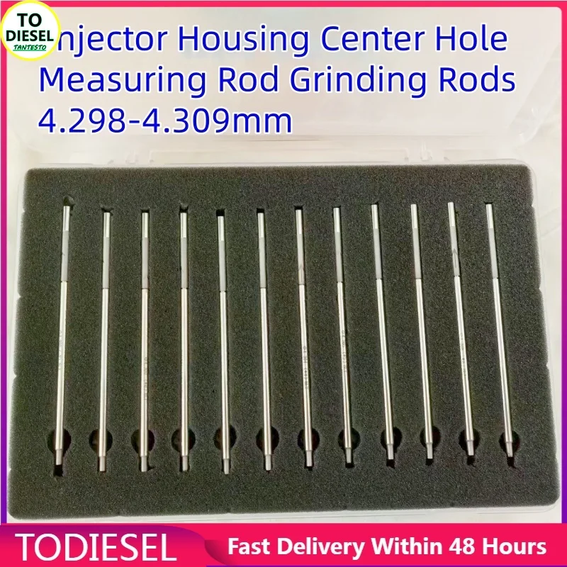 

Набор из 12 шлифовальных стержней для измерения центрального отверстия корпуса инжектора CRIN 4.298-4.309 мм для Denso