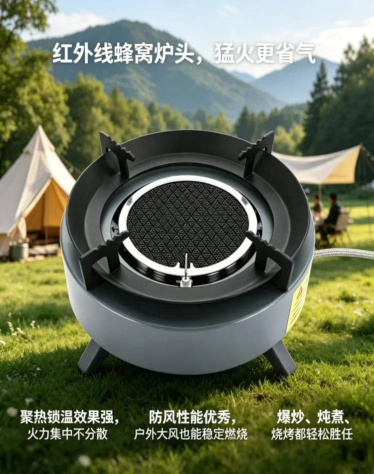 DSA  stove outdoor tea stove camping picnic equipment full set of portable stove split type