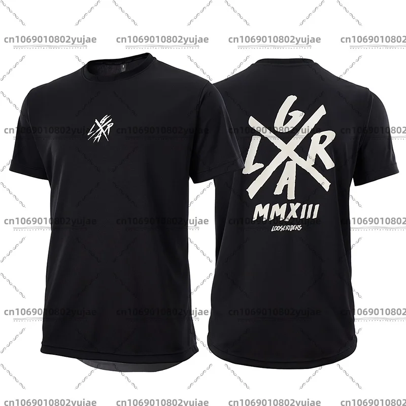 Summer Loose Rider Jersey Motocross Mountain Endurance Short Sleeve Cycling Jersey BMX Mtb Breathable Endurance Shirt view 3