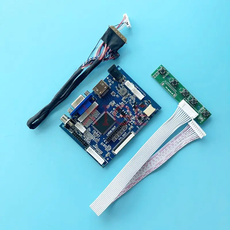 

Плата драйвера контроллера LTN116AT06 LTN116AT07, плата ЖК-монитора 2AV VGA, комплект для изменения «сделай сам», 11,6 дюйма, 1366*768, 40-контактный LVDS, HDMI-совместимый