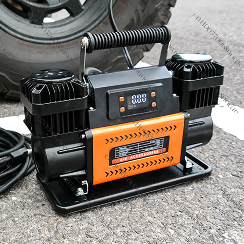 

12v Air Compressor W/lcd Control Panel to Preset Target Pressure 150psi 7.06cfm Air Pump Inflator for Overland & Heavy