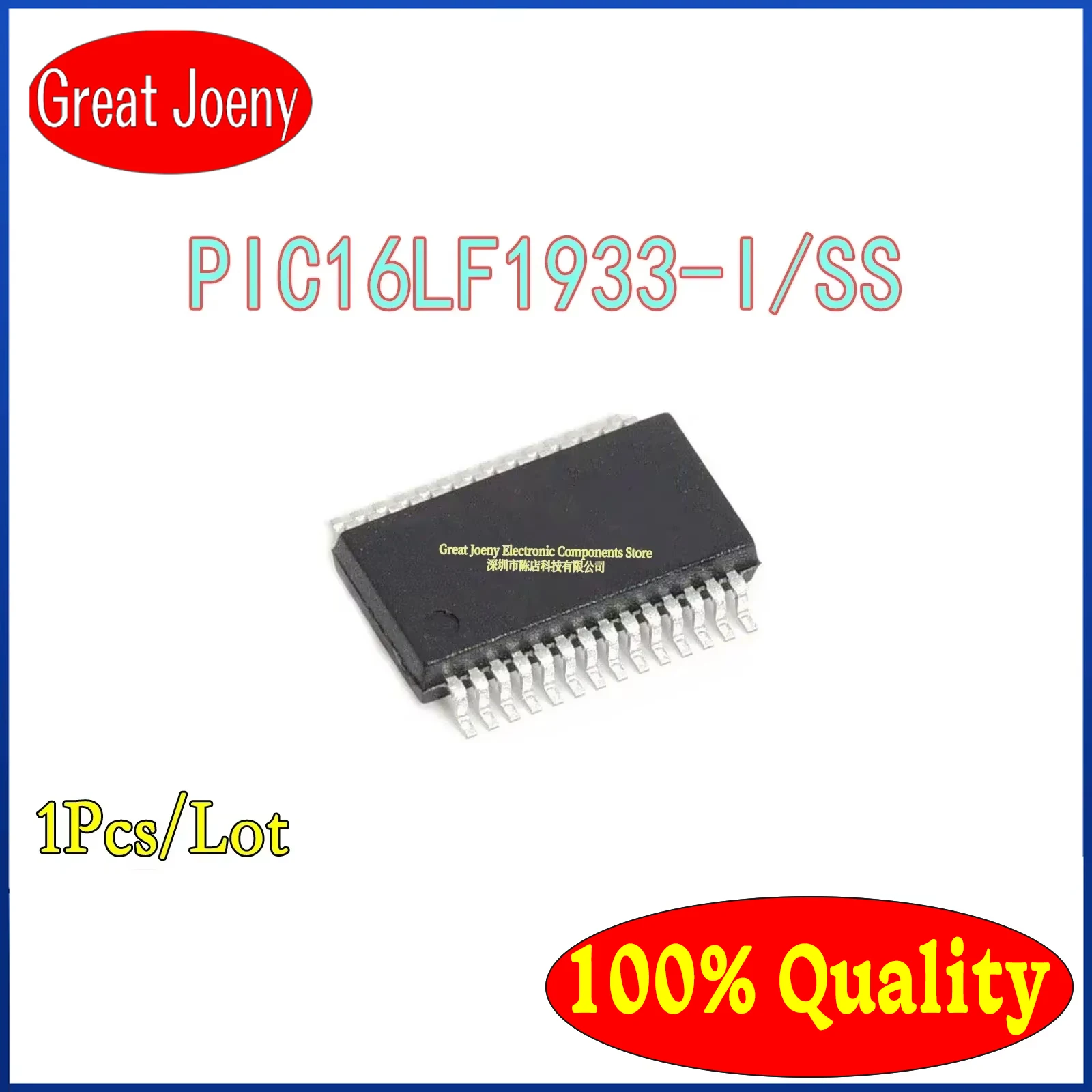 

100% New Original PIC16LF1933 PIC16LF1933-I/SS IC MCU Chipset SSOP-28 Bulk Best Price Plastic Casing