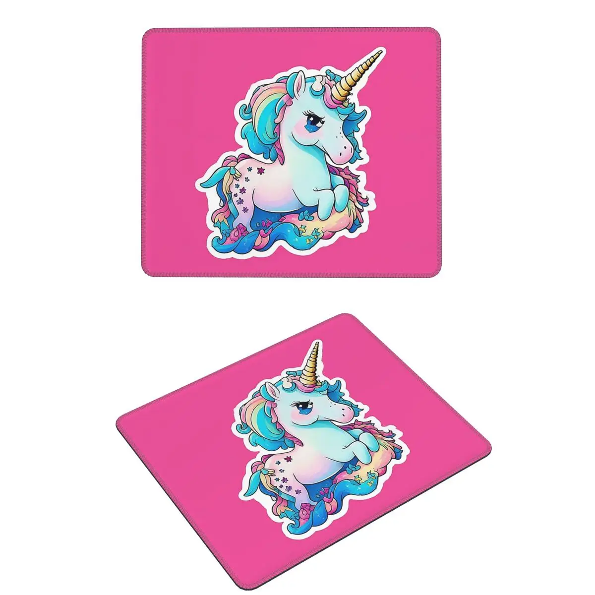 

Cute Colourful Unicorn 5 Mouse Pad Computer Keyboard Mouse Mat Gamer Laptop Desk Mat Office Accessories Table Mats