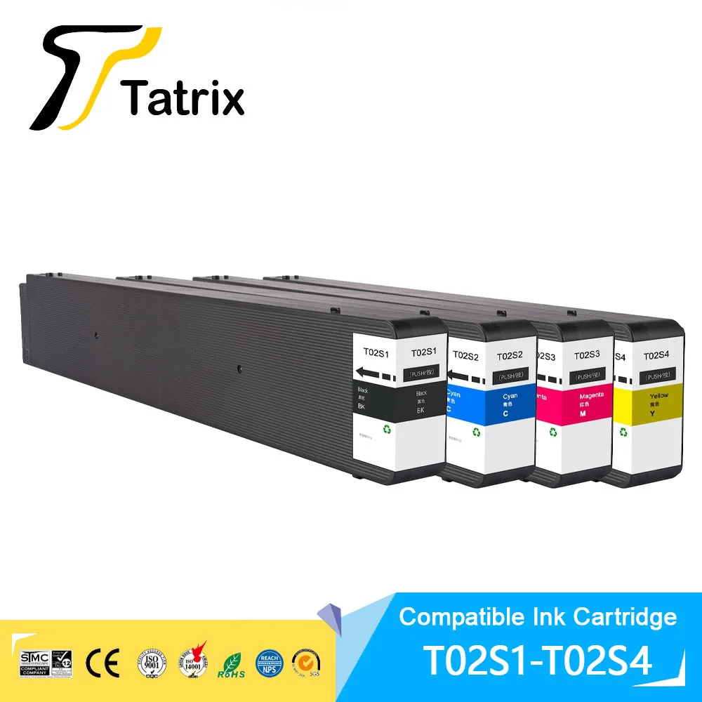 

Tatrix T02S1 T02S2 T02S3 T02S4 Премиум совместимый цветной струйный чернильный картридж для Epson трудоустройств стандартный принтер