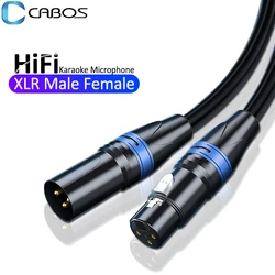 XLR Cable Karaoke Microphone Sound Cannon Cable Male to Female XLR Cable For Audio Mixer Amplifiers XLR Extension Mikrofon Cable