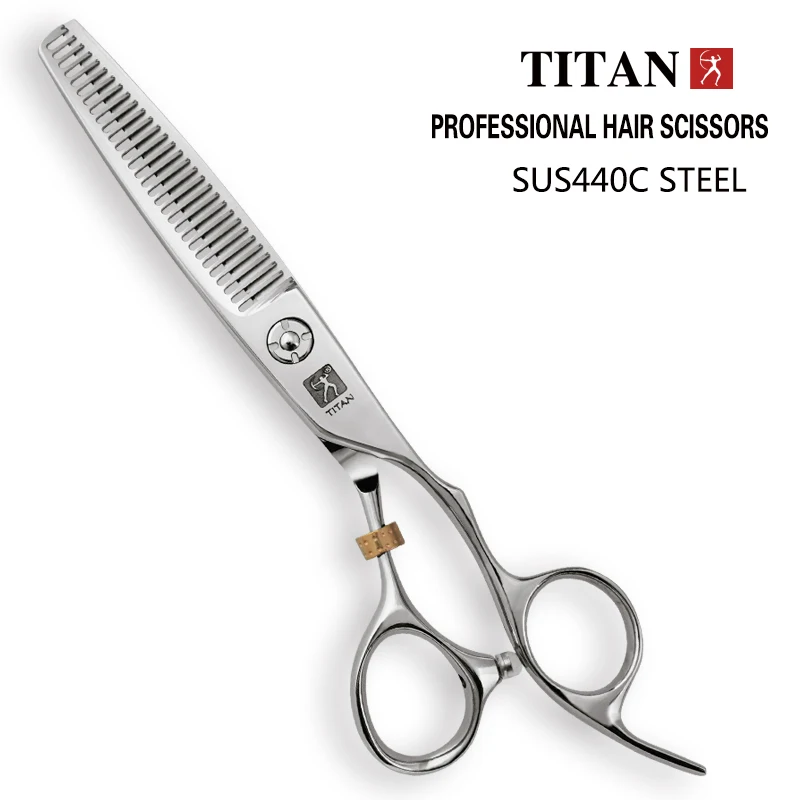 Titan Professional 6,0 Zoll Haarschere, Salonschere, Effilierschere, Friseurschere – Detail 3