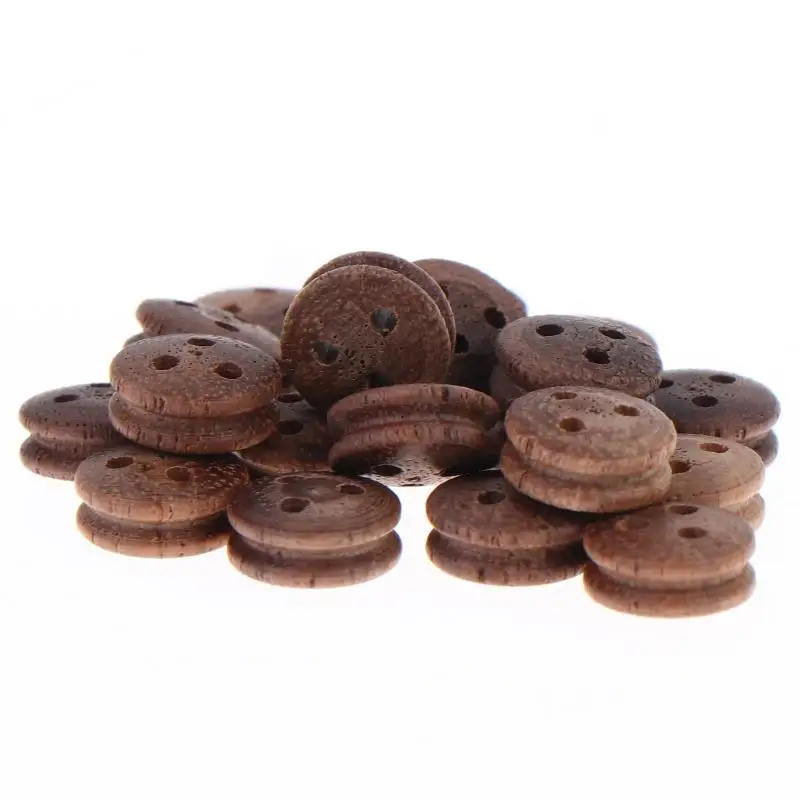 

20Pcs/bag Ship Pulley For DIY Ship Model Making Tools Supplies Ancient Sailboat Model Accessories Black Walnut Deadeye Model