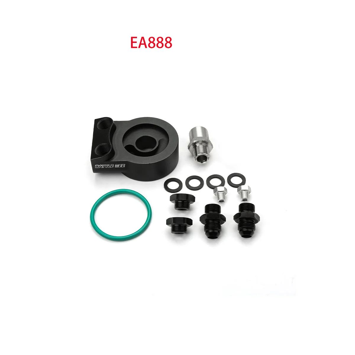 Oil Adapter Connectors Aluminum Oil Filter Sandwich Plate Adapter For Audi GOLF MK6 1.8T 2.0T EA888 GEN2 Engine