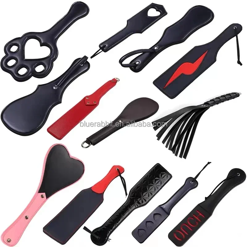 

Spanking Paddle Wholesale Handle Faux Leather BDSM Bondage Spank Whips Adult Game Ass Punish Sex Toys for Couples