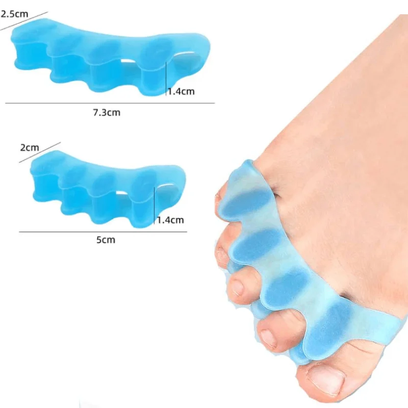 

30pcs=15pairs Silicone Gel Thumb Corrector Bunion Foot Toe Hallux Valgus Protector Separator Finger Straightener Adjuster Tool