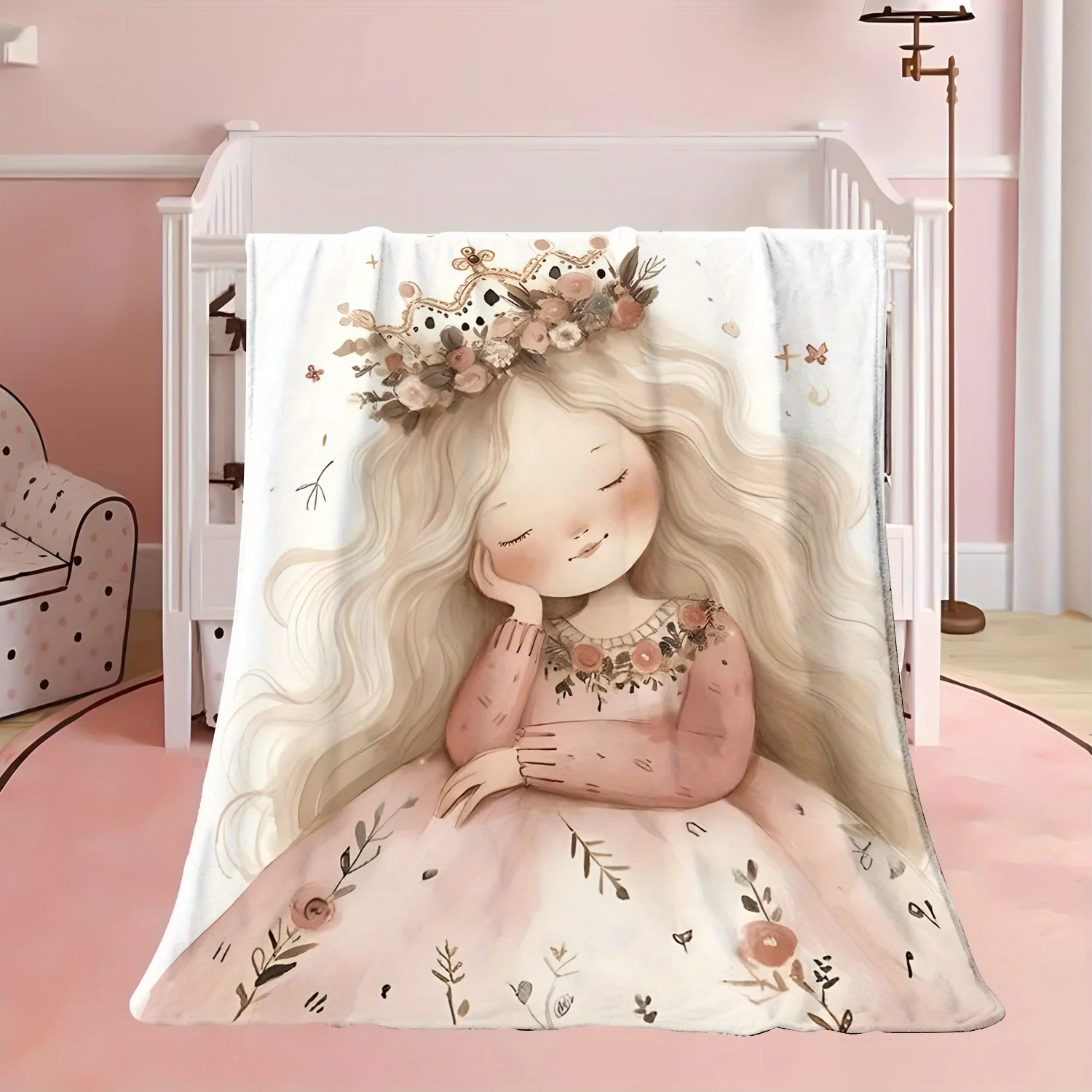 Holiday Gift for Daughter - Super Cute with Long Hair, Soft and Warm, Comfortable. Suitable for Sofa, Bed, Office, and Travel -