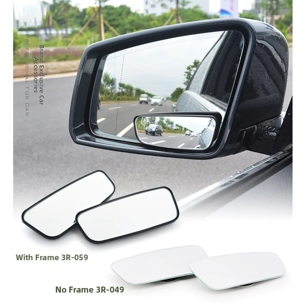 

Car Blind Spot Mirror Rearview Wide Angle Design Adjustable Angle for Better Visibility Fits Most Vehicle Types