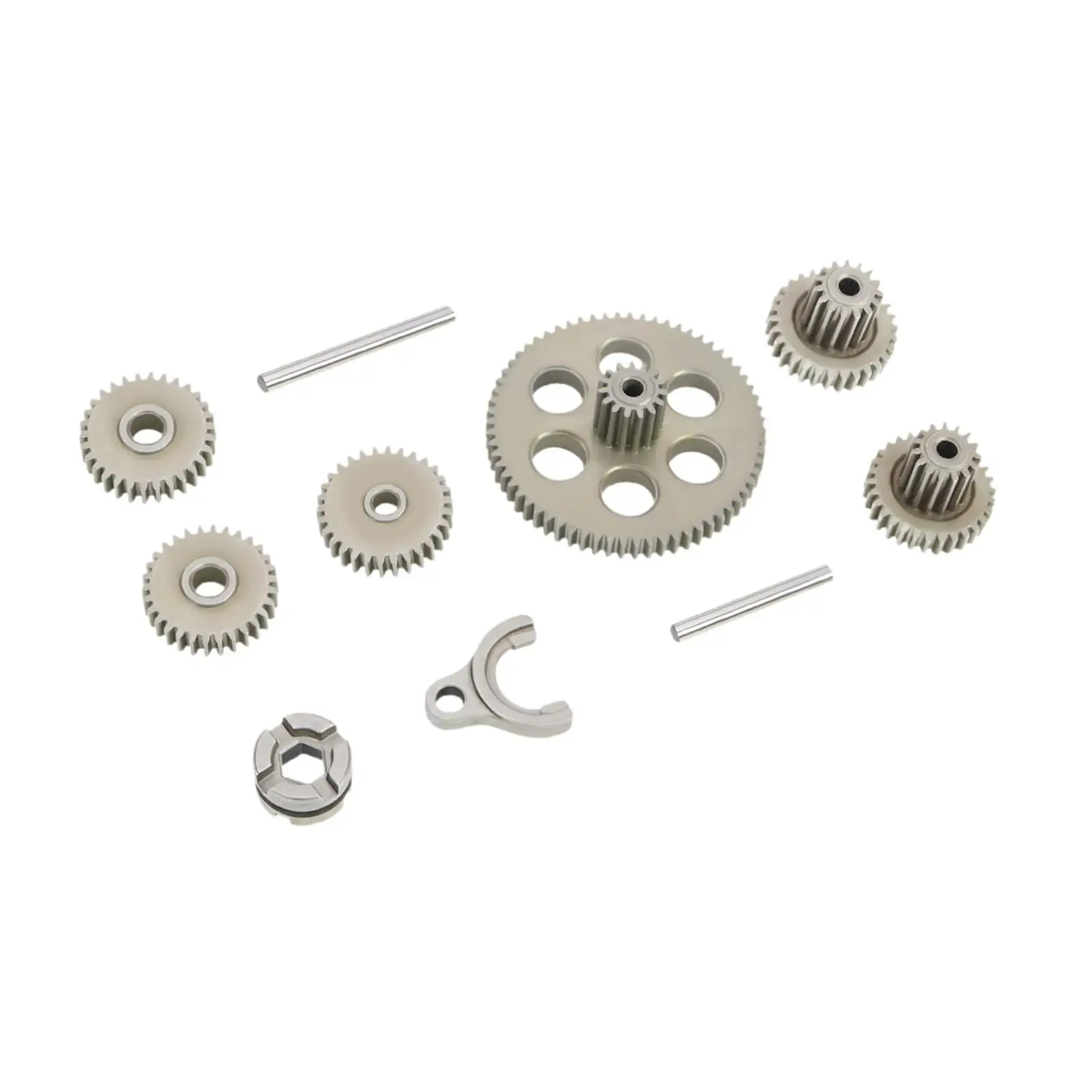 Durable Steel Transmission Rc Car Gearbox Gear Set for FMS FCX24 FCX18 LC80 1 24 1 18 Crawler