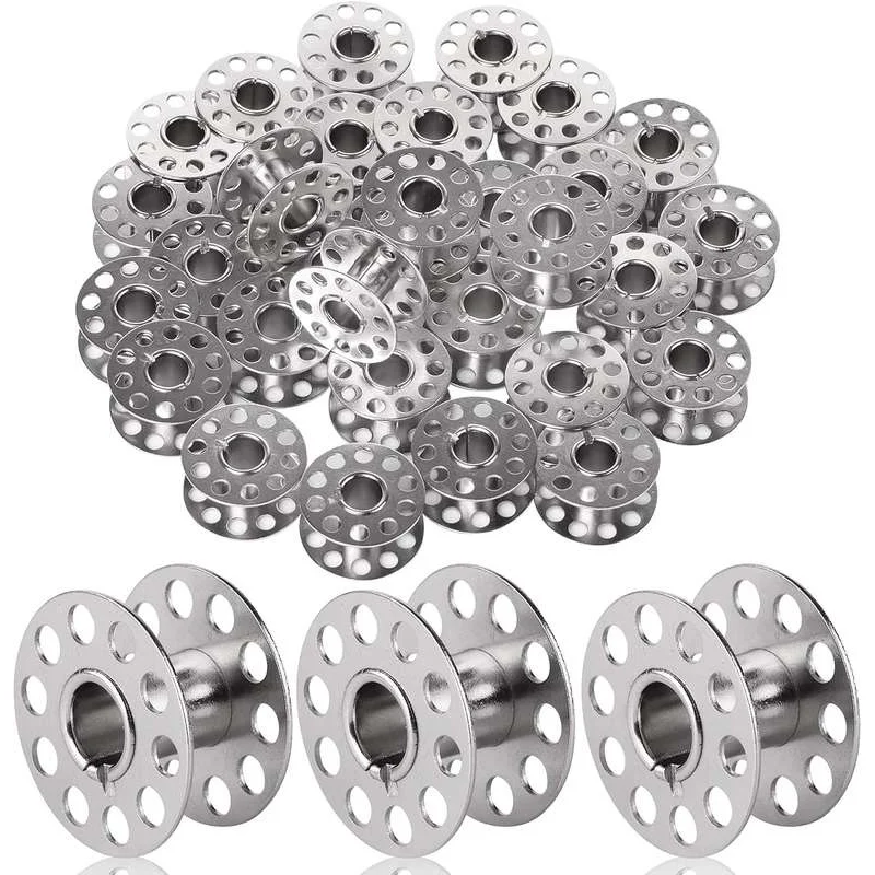 Hohe Qualität 4-28PCS Metall Spulen Spule Nähen Handwerk Werkzeug Edelstahl Nähmaschine Spulen Spule für