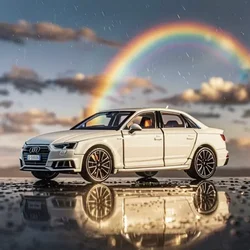 Audi A4, коллекция искусственных металлических игрушек, подарок для детей на день рождения, 1:32