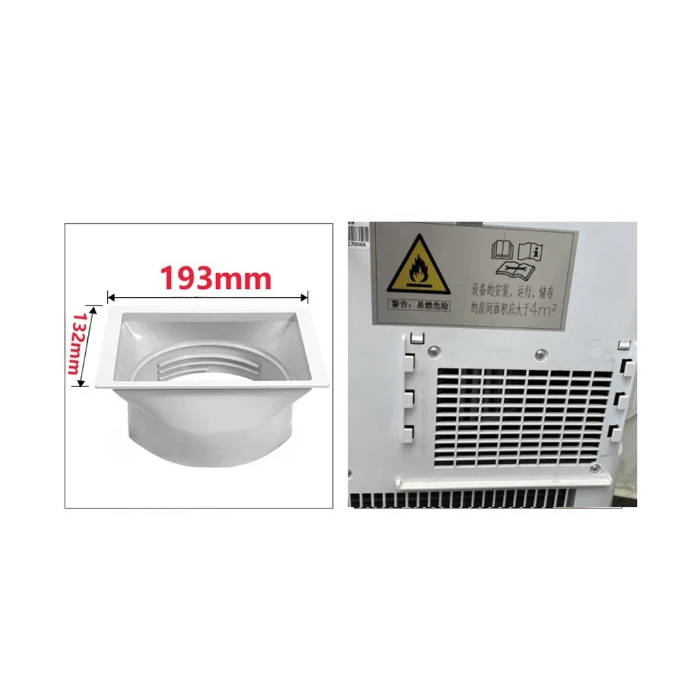 1 peça interface de duto de exaustão de ar condicionado móvel para chigo ar condicionado 15cm junta de tubo de escape acessórios de eletrodomésticos
