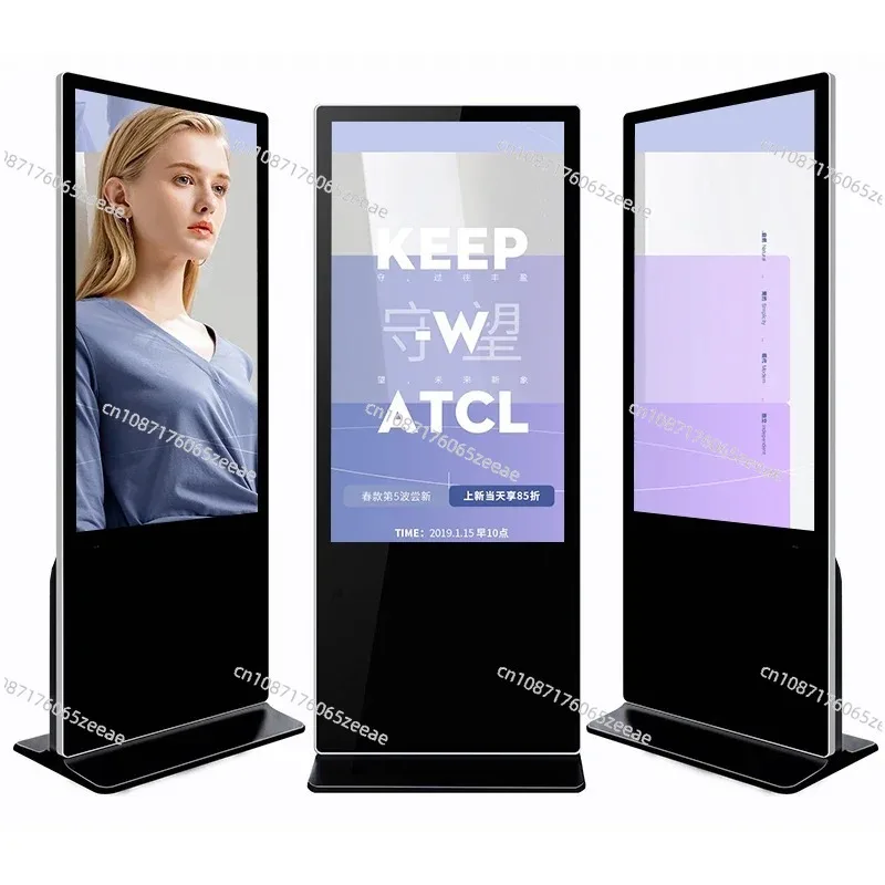 

50inch/55inch Floor Stand Network Wifi Lcd Advertising Display Indoor Kiosk Standalone Digital Signage