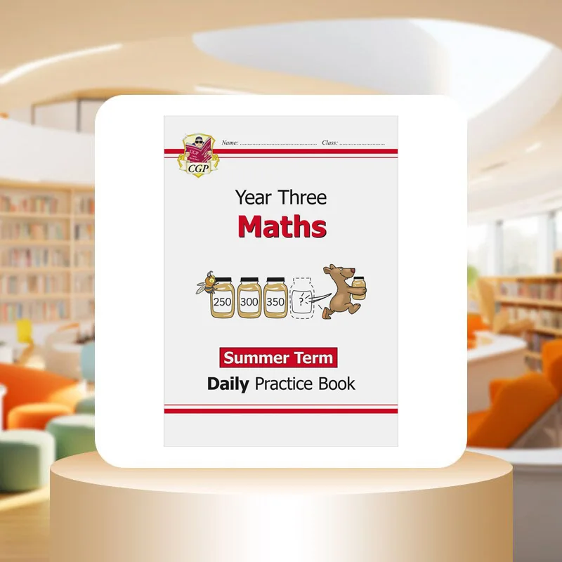 New KS2 Maths Daily Practice Book Year 3  Summer Term CGP Books Coordination Group Publications 9781789086515 Book