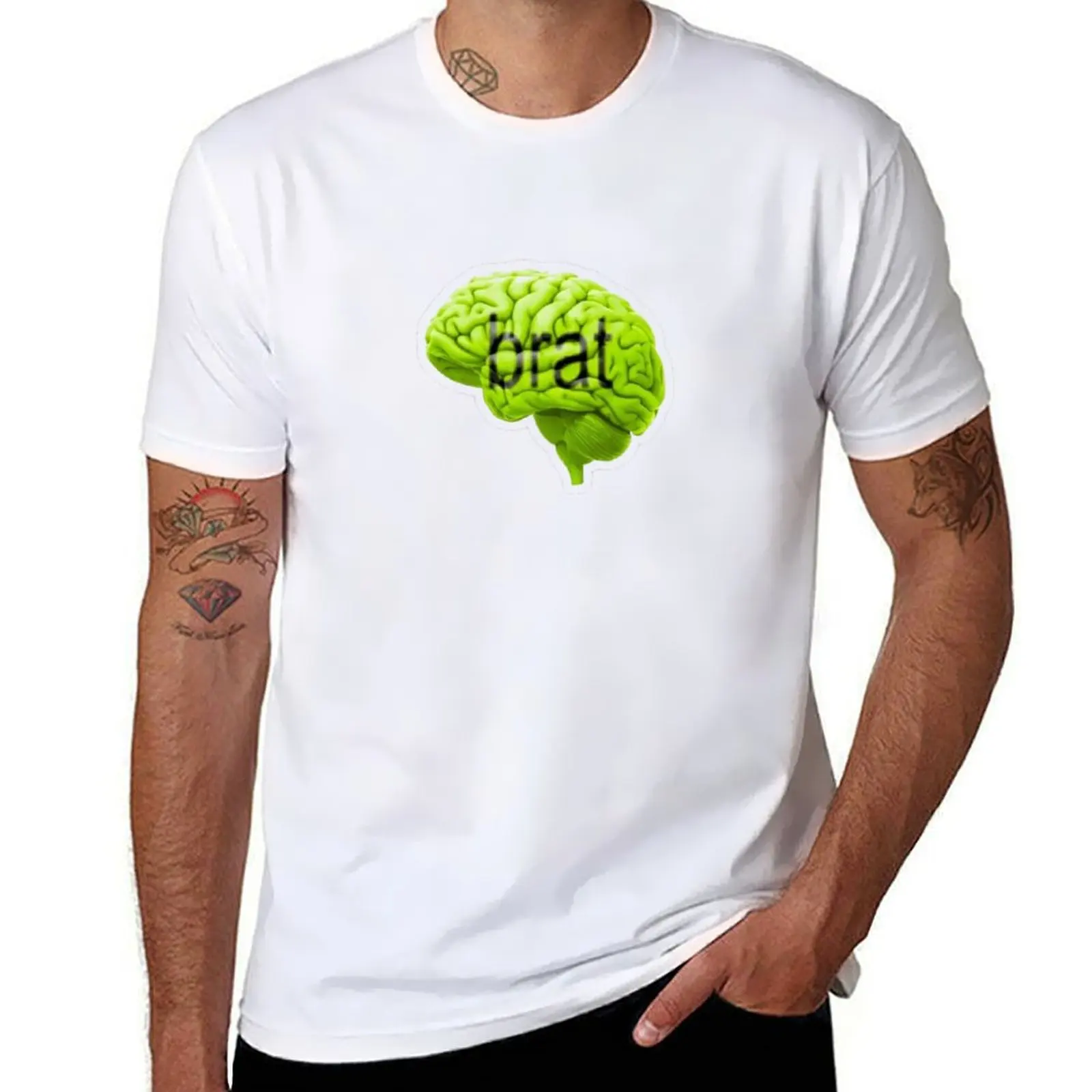 

BRAT Charlu xcx T-Shirt man t shirt summer man t shirts for men T-Shirt
